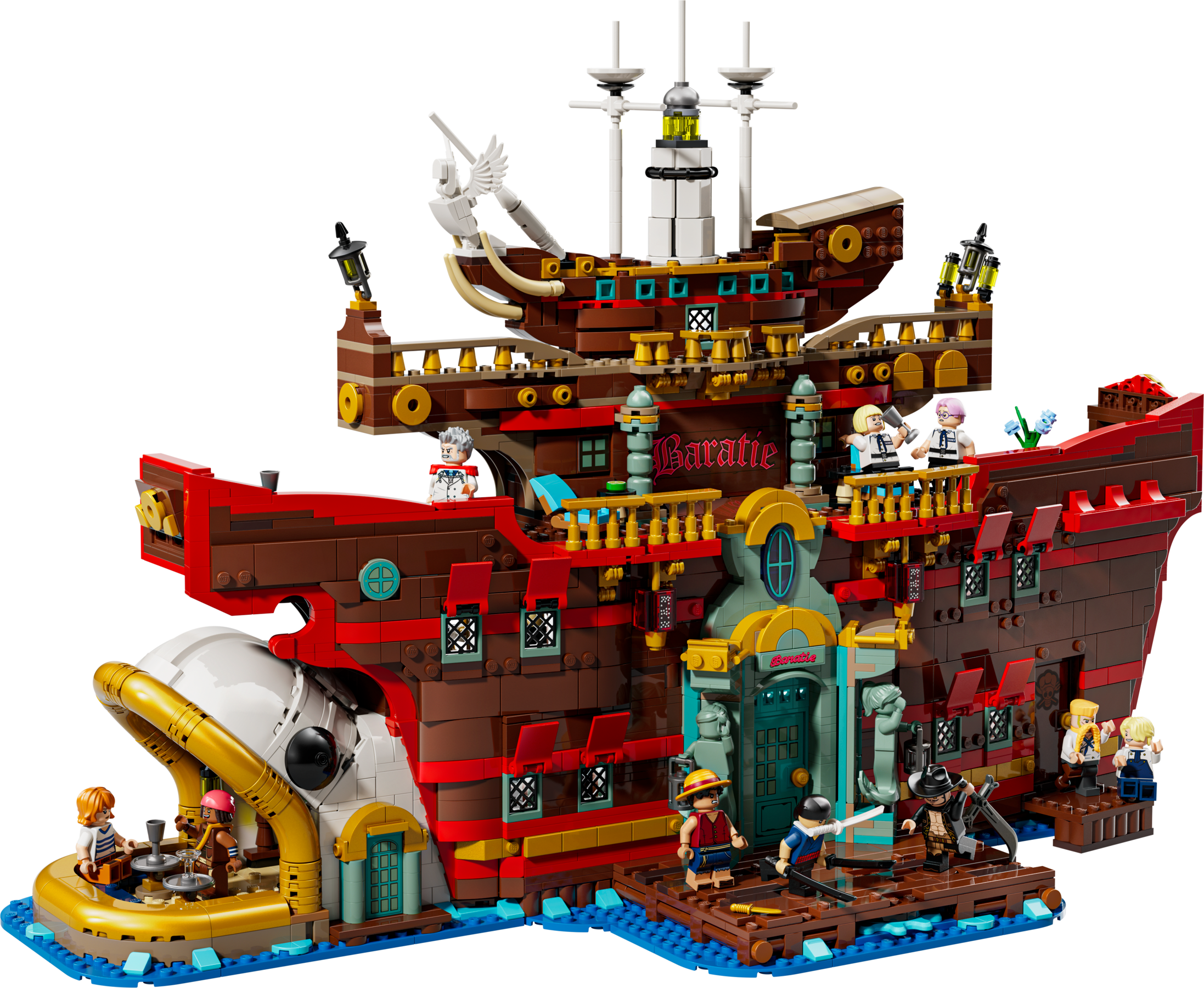 Set LEGO Restaurante Flotante Baratie, número 75640