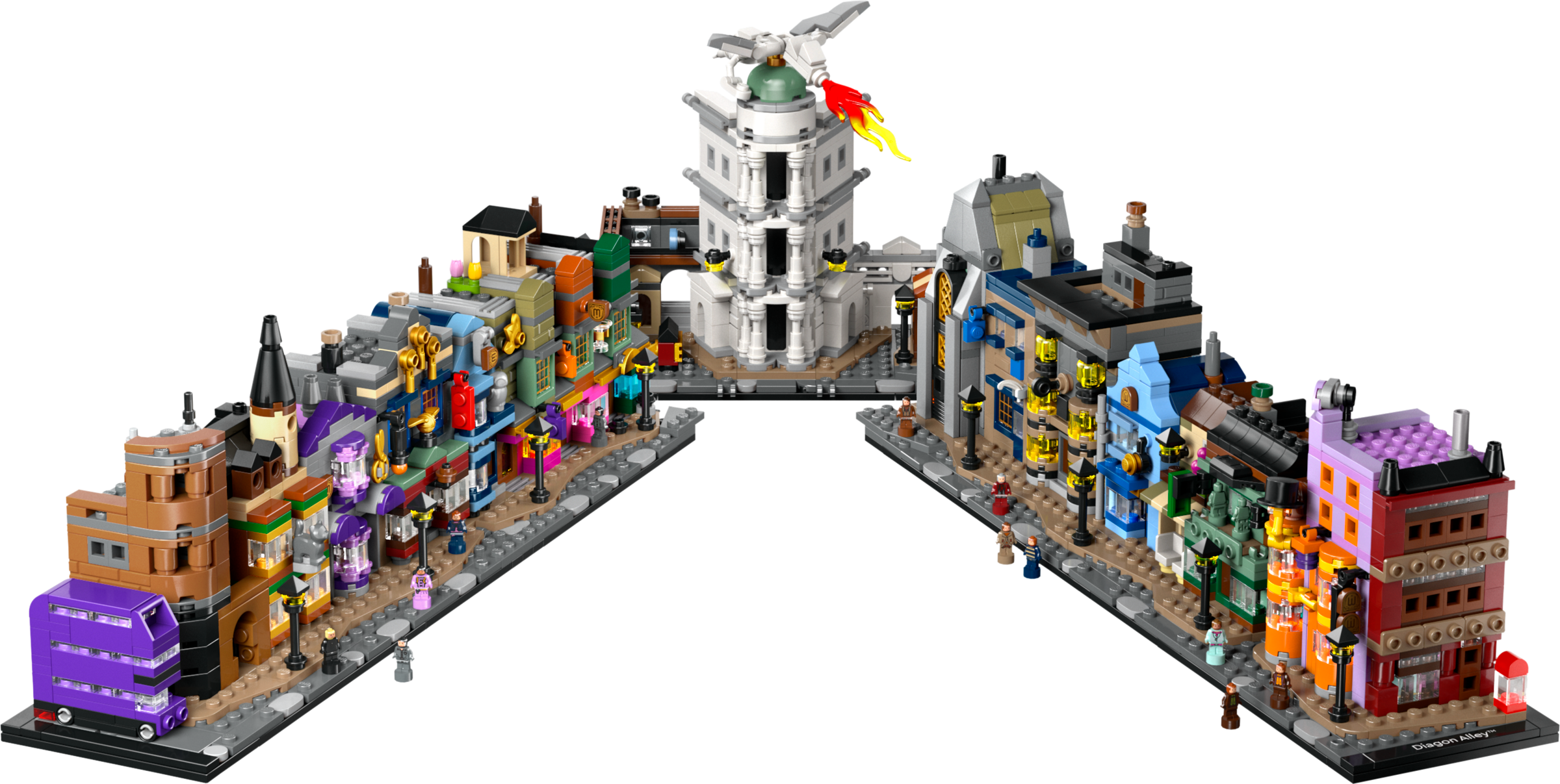 Set LEGO Tiendas del Callejón Diagon, número 76444